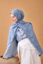 Naia Cotton Shawl Rope Baby Blue