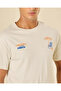 Men Cream Graphic T-Shirt - 4