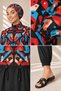 Beli Lace-Up Patterned Full Protection Hijab Swimsuit Set - 4