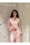 6 Pieces Satin Sleeves Transparent Nightgown Dressing Gown Pajamas Set |   Shorts Set Dowry Set Bridal - 6
