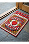 Non-Slip Sole Positive Energy Themed Washable Door Front-Bathroom Mat 40X60 cm