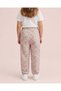 Girls White Floral All Over Print Harem Jeans - 4