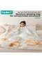 2-In-1 Baby Sleeping Bag & Quilt for Toddlers, Wearable Kids Blanket, Kids Sleep Sack, Toddler Milk Silk Quilt for Boys and Girls 0-8 Years Old, Machine Washable - 3
