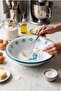 36 cm 4.5 Liter Enamel Basin Whisk and Mixing Bowl, Dough Basin. Fruit Bowl. Dower. Large Bowl - 2