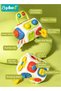 8-in-1 Toddler Activity Cube, Baby Busy Board Cube, Montessori Sensory Toys for Fine Motor Skills, Early Development Toys, Portable Carseat Plane Travel Toy for Toddler 0-3 Years Old - 2