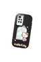 Redmi 10 2022 Compatible Case Camera Protector Black Silicone Couple Phone Case with Kitty Pattern - 3