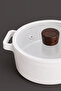 Fika Ceramic Coated Induction Cookware 24 cm - White - 6