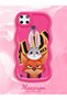 Realme C25Y Compatible Case Camera Protector Red Silicone Couple Phone Case Rabbit Pattern - 2