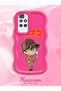 Redmi 10 2022 Compatible Case Camera Protector Red Silicone Couple Phone Case Conan Pattern - 2
