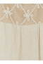 Ecru Lace Detailed Ruffled Girl's Dress - 5