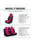 أغطية مقاعد السيارة كاملة من القماش - أغطية مقاعد سيارات عالمية الاستخدام، للمقاعد الأمامية ذات الظهر المنخفض - 7