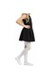 Floral Diamond Patterned Girls' Pantyhose - İba - 4