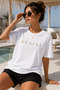 Printed Women's Oversize T-Shirt - 2