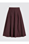 Nevavm Fitted Zippered Flared Skirt with a Difference - 5