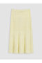 Original Elastic Waist Ruched Flared Skirt - 5