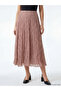 Two Mt Shop Quality Polka Dot Chiffon Skirt with Elastic Waist - 3