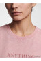 Two Mt Shop Quality Lcw Vision Pink Combed Cotton Printed Standard & Regular Short Sleeve Women's T-Shirt - 3