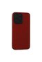 Apple iPhone 15 Pro Case Loop Leather Silicone - Red
