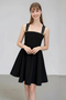 Girl's Black Stone Wedding Evening Dress, Flexible Back, Adjustable Sleeve Detail, Lined, Trendy Model - 4
