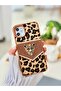 iPhone 11 Compatible Diamond Design Tiger Stone Sparkling Shiny Diamond Silicone Case - 3