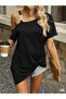 Women's One Shoulder Open Buckle Detailed Viscose Blouse - 3