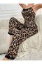 Women's Rope Strap Collar Lace Blouse and Pajamas Sandy Double Set - 2