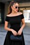 Women's Madonna Collar Short Sleeve Short Janjan Crepe Dress - 4