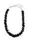 Black Beaded Design Pinterest Necklace |   Does Not Darken |   Women's Necklace with Gift Box - 2