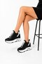 Women's Wedge-Heeled Sneakers [10] cm - 3