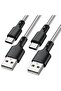 USB A to Micro USB Cable, 3M [2-PACK] Micro USB Cables, TPE Android Fast Charging Data Sync for Smar - 7