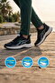 Black Mesh Memory Foam Men's Casual Sports Shoes Lightweight Flexible Sneaker E275 m - 3