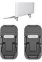 Computer Stand,2 PCS Mini Portable Laptop Stand with Zinc Alloy Base, Space-Saving Keyboard S