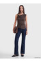 Esvab • Modern & Distinctive High-Waisted Spanish Flare Women's Jean Pants - 2