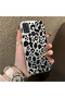 Samsung Galaxy A21S Compatible High-End Black Leopard Phone Case, Shockproof