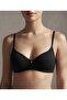 Inspira Women's Side Support Underwire Underbust Non-Wired Non-Support B Cup Daily Bra with Striped Look