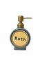 Porcelain Liquid Soap Dispenser 300ml Bath Gray 48408 - 4
