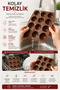 Set of 3 9-Piece Silicone Hemisphere Molds |   Non-Stick Mousse, Chocolate, Mini Cake and Dessert Mold |   Bpa Free |   25X25 cm - 4