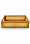 Bamboo Hazeran Detailed Storage Box, Organizer, Tray 40X28 Cm, Bohemian, Basket, Organizer, Scandinavian - 3