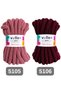 Princess Chunky Glitter Polyester Hand Knitting Yarn 500 Gr 14 m Finger Knitting Bag Blanket Yarn - 8