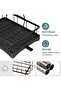 Dish Drying Rack, Space-Saving Dish Rack for Kitchen Counter, Dish Drainer with Drainboard, Utensil - 6