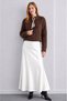 Scarf Polo Collar Pearl Buttoned Women's Beard Knitwear Sweater - 6