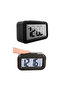 Desktop Clock Calendar Thermometer White Black - 5