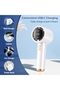 Handheld fan, portable fan, USB rechargeable, 100 wind speed settings, 5000mAh battery, mini desktop fan, for home, office, bedroom, outdoor... - 4