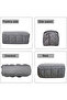 Waterproof sofa armrest storage bag with 14 pockets - 3