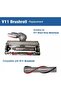Replacement Roller Brush for Dyson V11 Vacuum Gray ABS Soft Cleaning Brush Floor Holder Hardwoods Carpets Pet Hair Dust 2 Pieces - 5