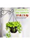 Plant hooks - 2-Pack - 31cm - Flower hooks - Wall hooks - For plants, bird feeders, wind chimes, lanterns, aromatherapy burners - Black - 3