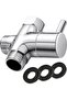 2-piece shower head diverter, shower faucet, three-way diverter valve