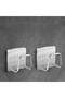 Kitchen sink sponge holders (6-pack), strong adhesive sink sponge holders, 304 stainless steel sponge holders, for kitchen accessories, silver - 3