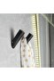 This four-piece black wall hook set is suitable for bathroom items such as towels and bathrobes, and has a strong load-bearing capacity. - 4