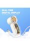 Portable mini handheld fan, 100 - speed adjustable pocket fan, with digital display, USB - C rechargeable personal fan, long battery life, travel... - 3
